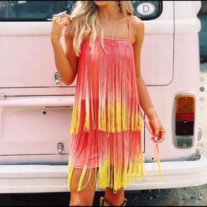 Southern Fried Chics Fringe Dress